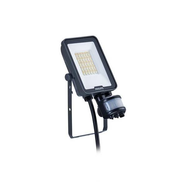 PHIL LED-Strahler Ledinaire IP65 grau 20W 2400lm 3000/4000/6500K symm. Sensor Techn.Licht/Wohnraum