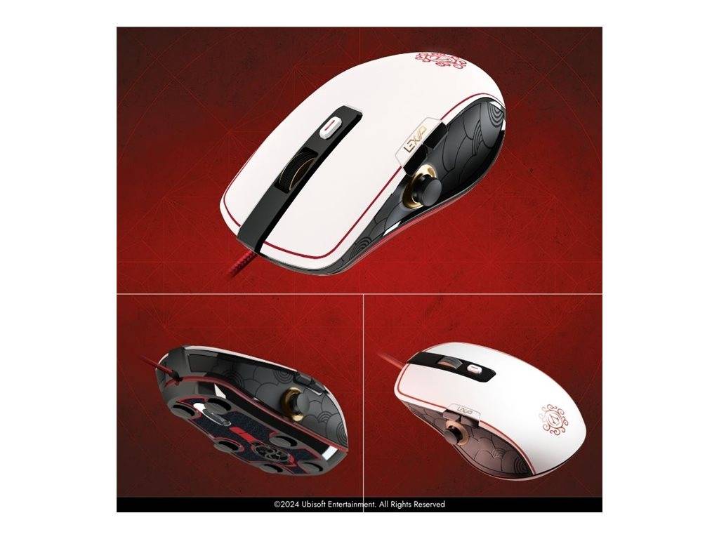 Lexip Initiate Gaming-Maus Bundle Assassin's Creed Shadows 12000 DPI USB-A mit Mousepad (UBXLXBOX001)