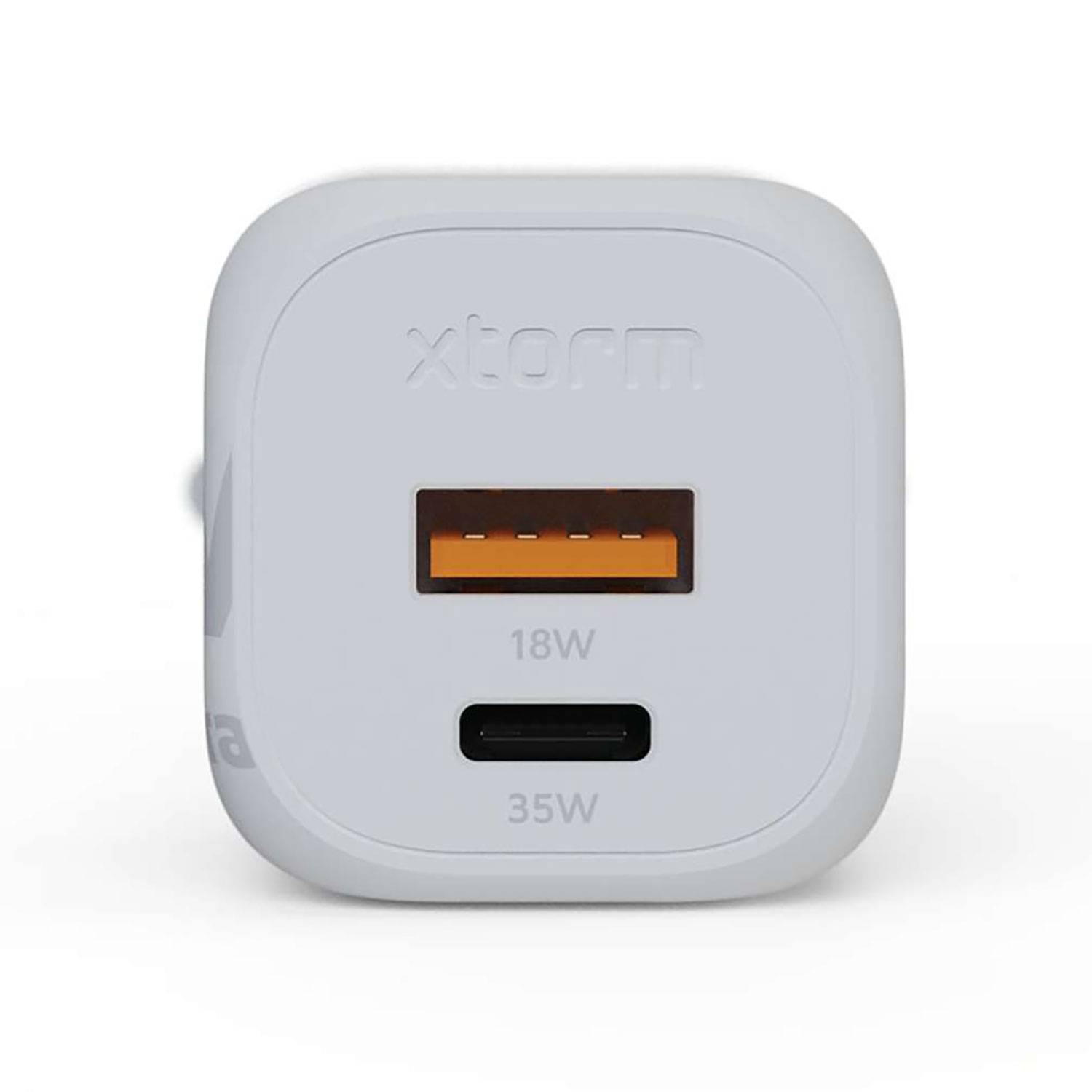 Xtorm XEC035 - Netzteil - GaN2 Ultra - 35 Watt - PD, QC 3.0 - 2 Ausgabeanschlussstellen (USB, 24 pin USB-C)