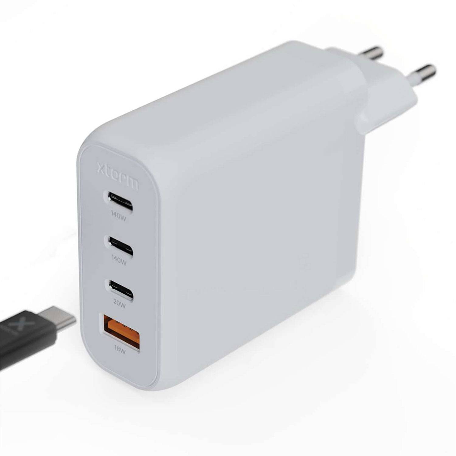 Xtorm 140W GaN² Ultra Wall Charger, Drinnen, AC, Weiß