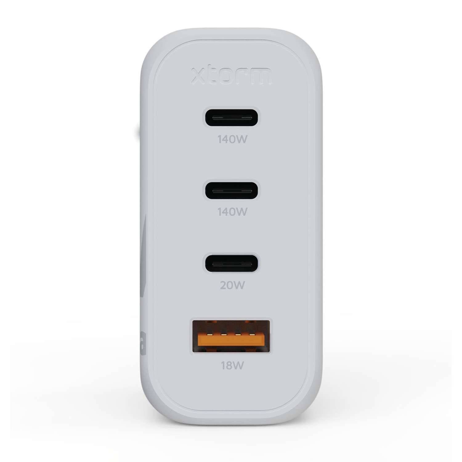 Xtorm 140W GaN² Ultra Wall Charger, Drinnen, AC, Weiß