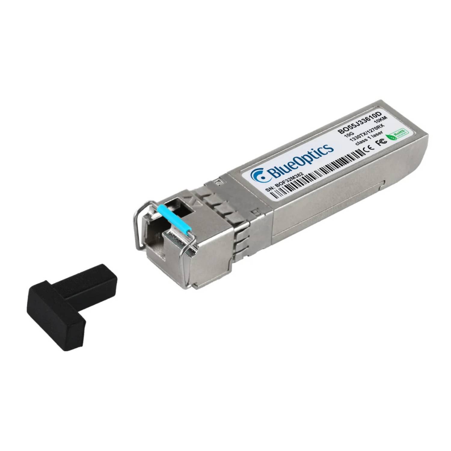 BlueOptics Bidi SFP+ Transceiver TX1330nm/RX1270nm 10GBASE-BX-D 10KM industrial