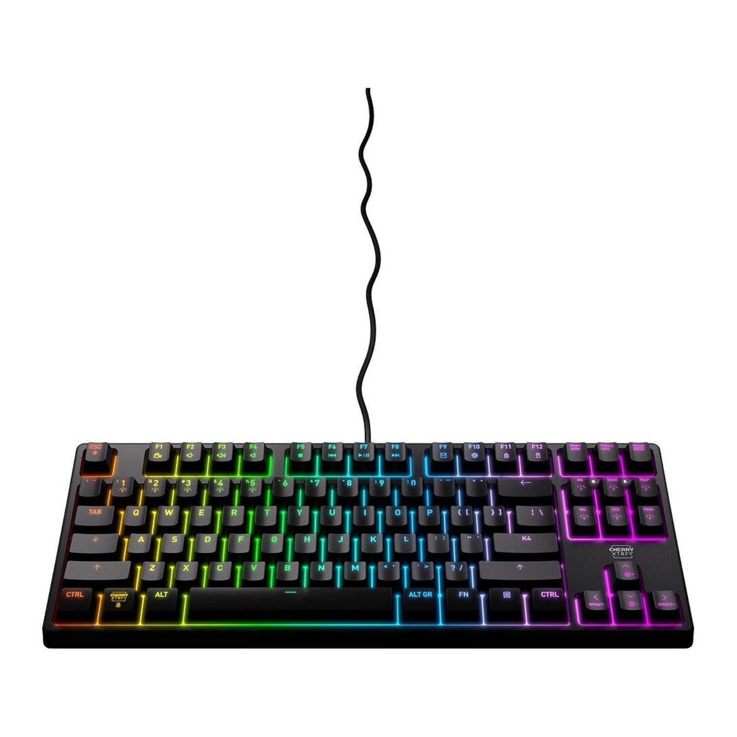 Cherry XTRFY K4V2 - Tastatur - RGB - 80% - TKL - TL: Portugiesisch, QWERTY