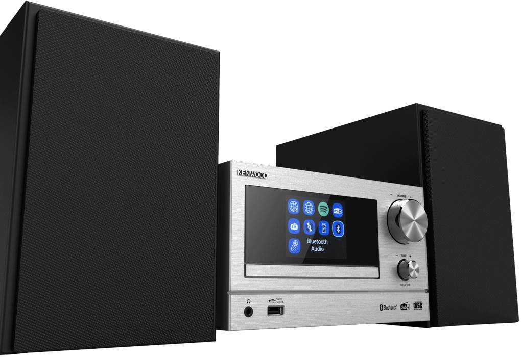 Kenwood Electronics Kenwood M-7000S - Home-Audio-Minisystem - Silber - 1 Disks - Lautsprecher - 7.1