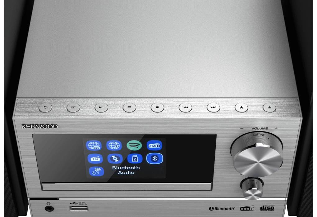 Kenwood Electronics Kenwood M-7000S - Home-Audio-Minisystem - Silber - 1 Disks - Lautsprecher - 7.1