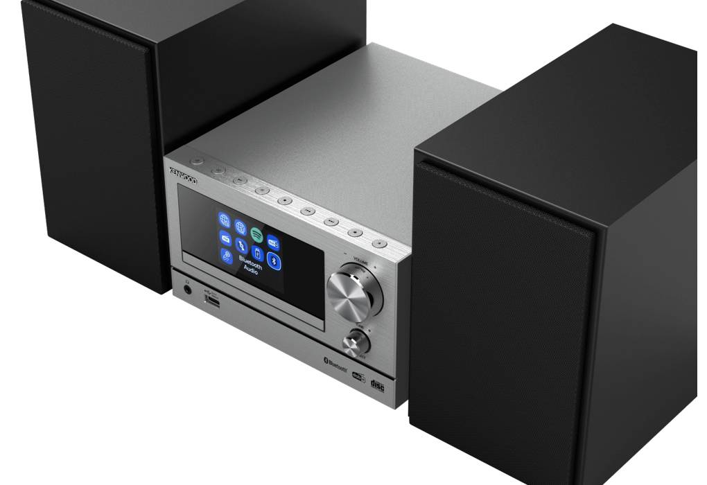 Kenwood Electronics Kenwood M-7000S - Home-Audio-Minisystem - Silber - 1 Disks - Lautsprecher - 7.1