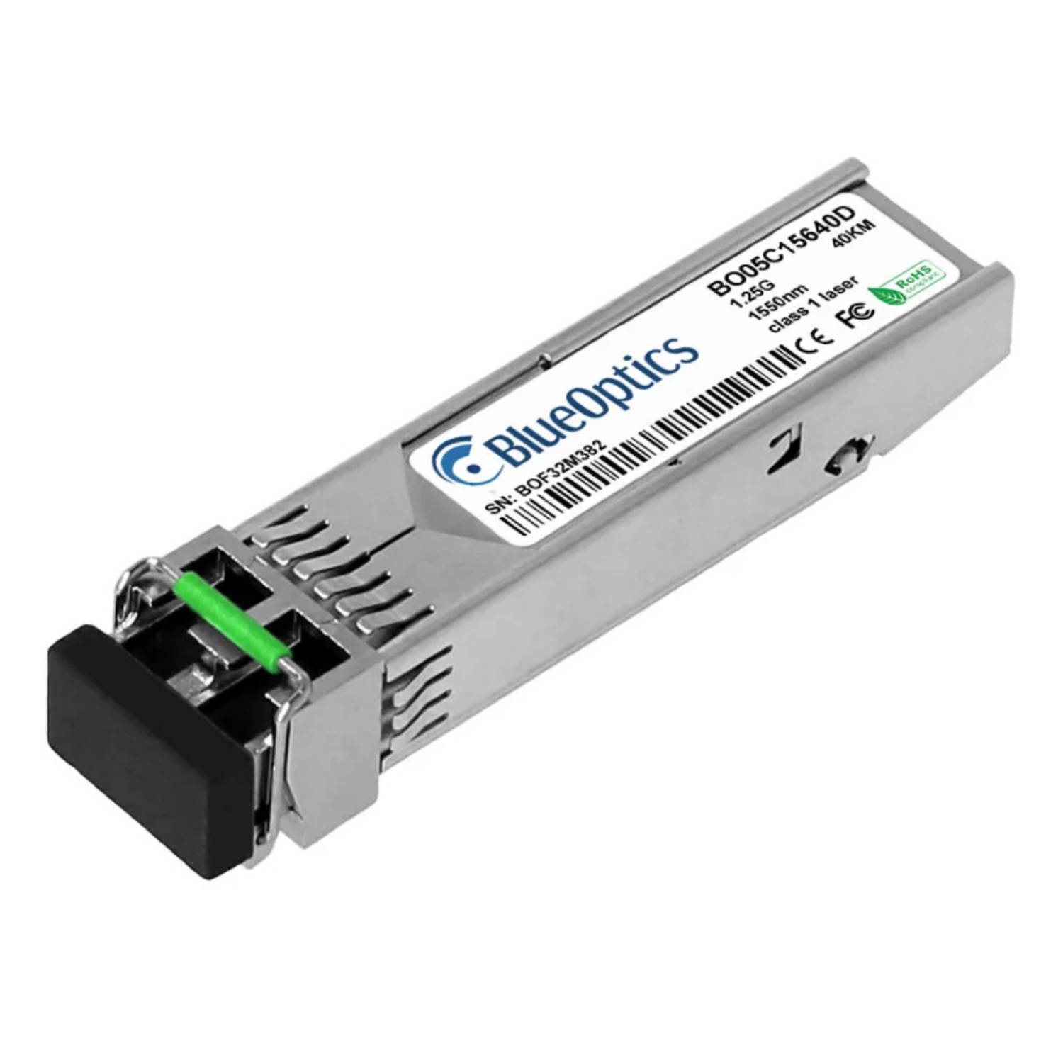 BLUEOPTICS - BO05C15640DIN SFP Transceiver 1000BASE-EX 40KM industrial