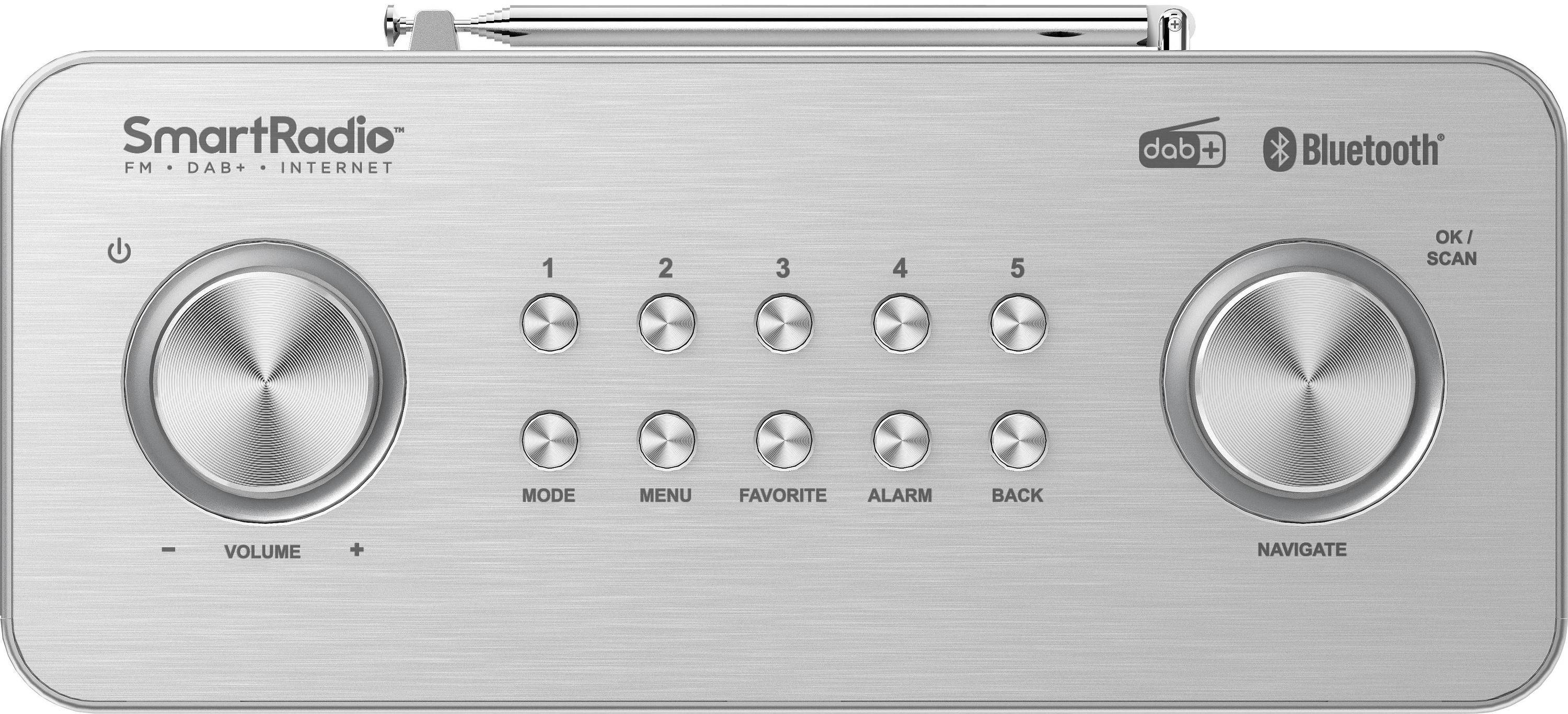 Kenwood Electronics Kenwood CR-ST100S-S, Internet, Digital, DAB+, FM, 87,5 - 108 MHz, 174.928 ~ 239.200 MHz, PTY
