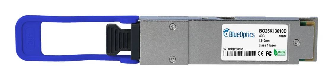BlueOptics BO25K13610DIN QSFP Transceiver 40GBASE-LR4 10KM industrial