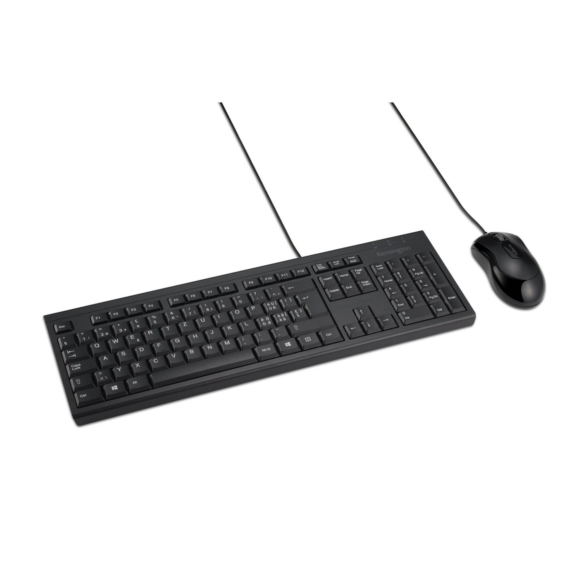 Kensington KM100 EQ - Tastatur-und-Maus-Set