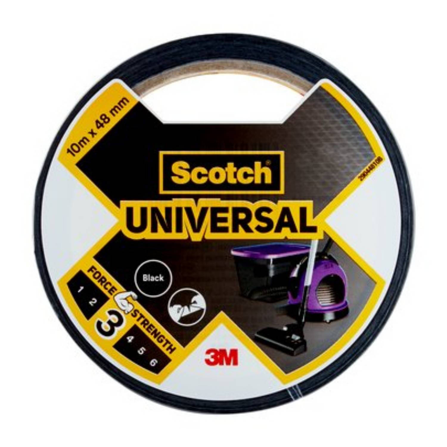 3M - Universal - Schwarz - Bündelung - Befestigung - Schützend - Reparatur - Versiegelung - 10 m - 48 mm - 6 Stück(e)