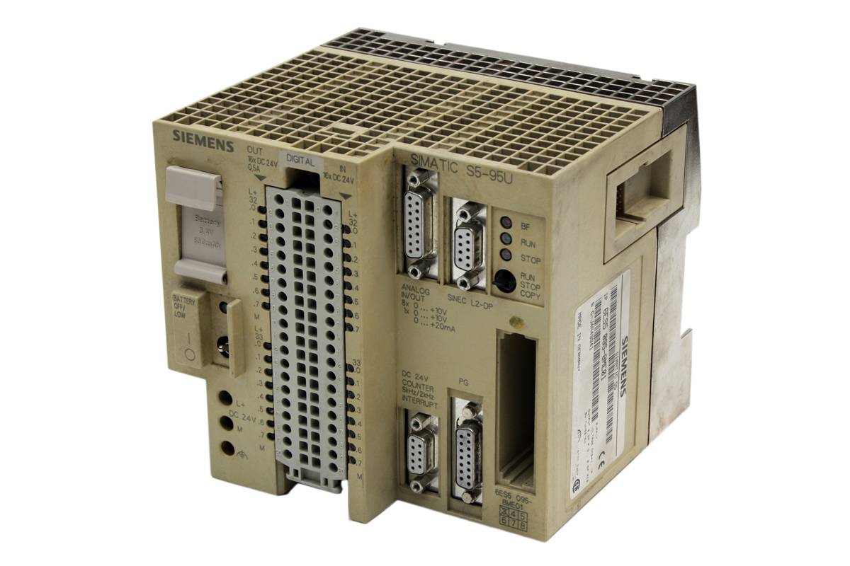 Siemens 6ES5095-8ME01 Siemens 4025515052562 SIMATIC S5, S5-95U COMPACT UNIT W. PROFIBUS-DP MASTER INTERFACE INCLUDING MA