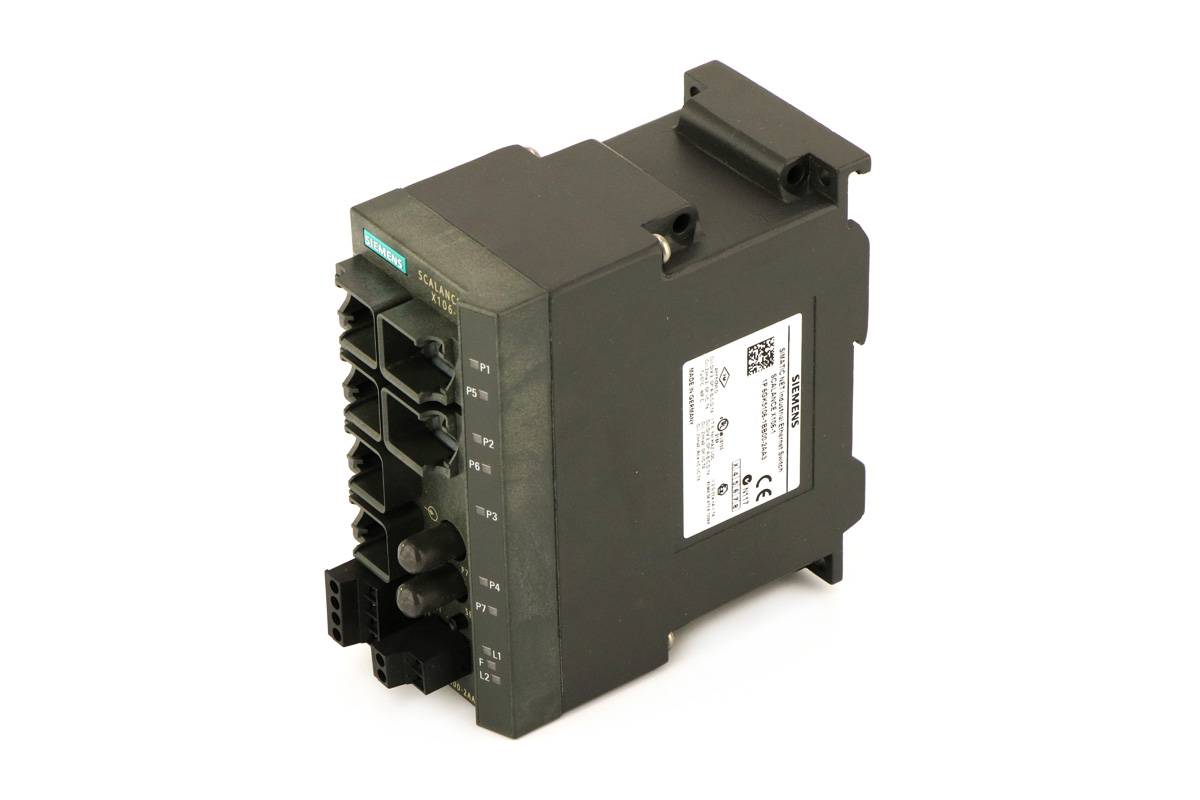 Siemens 6GK5106-1BB00-2AA3 Siemens 4019169132022 SCALANCE X106-1, Unmanaged IE switch, 6x 10/100 Mbit/s RJ45 ports, 1x 1