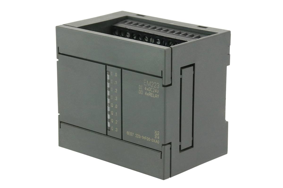 Siemens 6ES7223-1HF00-0XA0 Siemens 4025515160281 SIMATIC S7-200, DIGITAL I/O EM 223, FOR S7-21X CPU ONLY, 4 DI / 4 DO RE