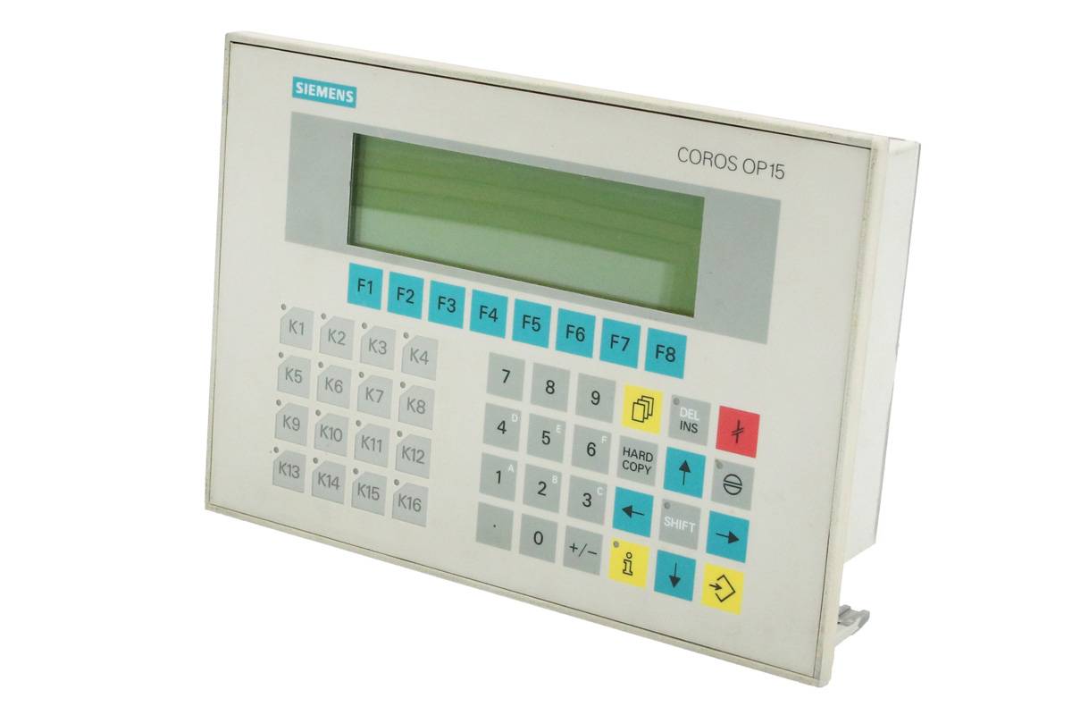 Siemens 6AV3515-1MA32 Siemens 4019169026543 OP15/C2 OPERATOR PANEL 4 LINE DISPLAY, 20 CPL OR 8 LINE DISPLAY, 40 CPL WITH