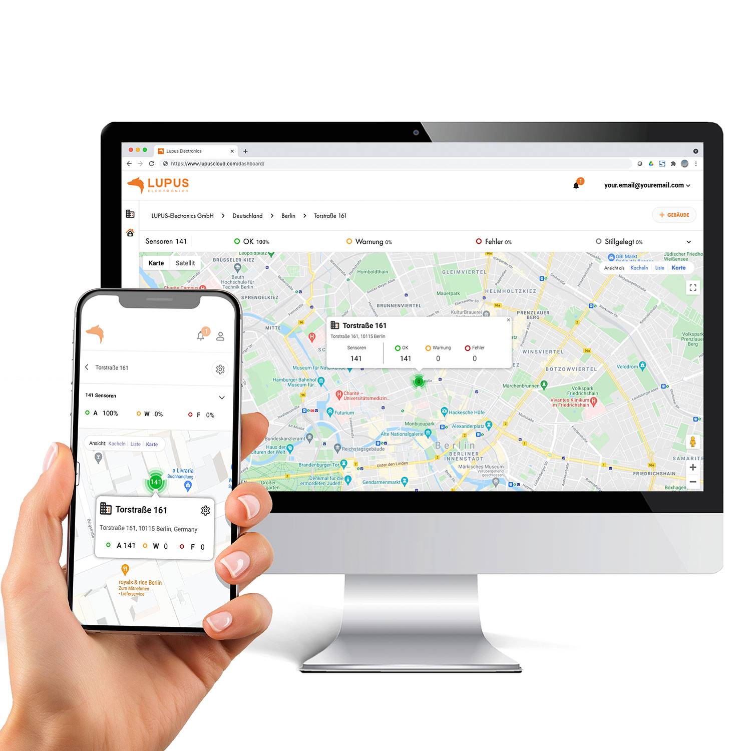 LE 14001 - Bewegungsmelder Mobilfunk NB-IoT