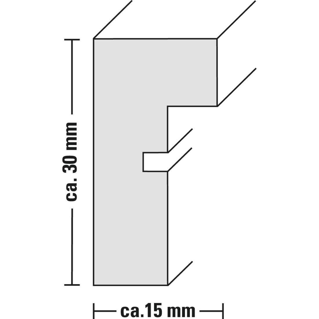 hama 00175961 Holzrahmen "Kopenhagen", Eiche, 30 x 40 cm