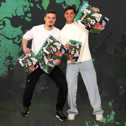 Sammelmappe A3 Karton Street Soccer