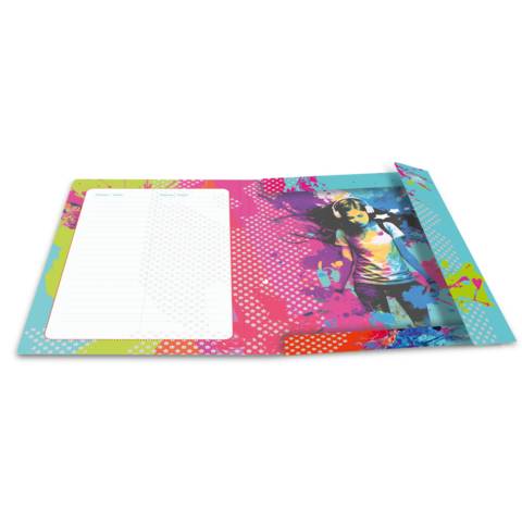 Sammelmappe A3 Karton Music Girl