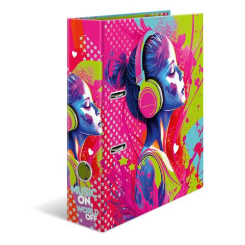 HERMA - Ordner A4 Karton Music Girl