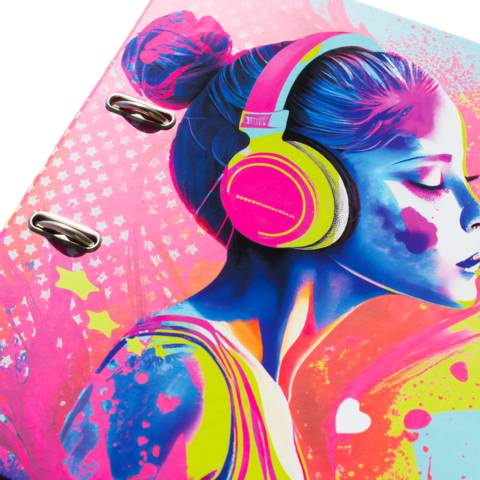 HERMA - Ordner A4 Karton Music Girl