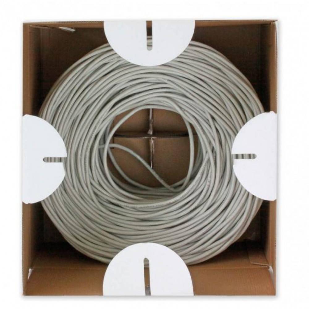 Techly ITP9-FLU-0305, 305 m, Cat6, U/UTP (UTP), Grau