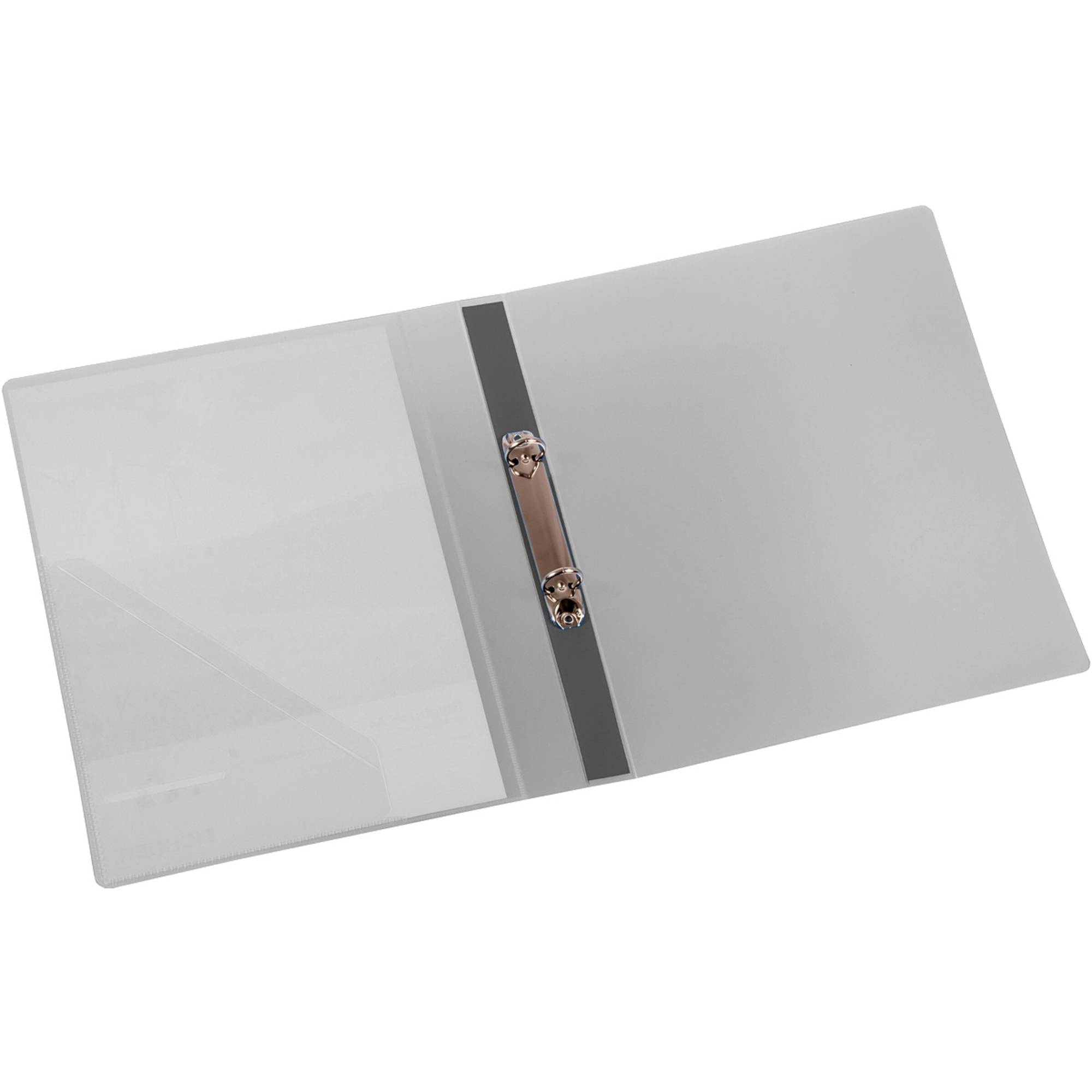 Ringbuch,DIN A4,Rücken B 25mm,Füllhöhe 18mm,PP,grau,2-fach Lochung