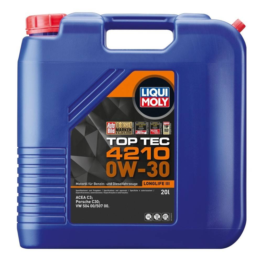 Top Tec 4210 0W-30 Liqui Moly, 1 Stück je 20 l