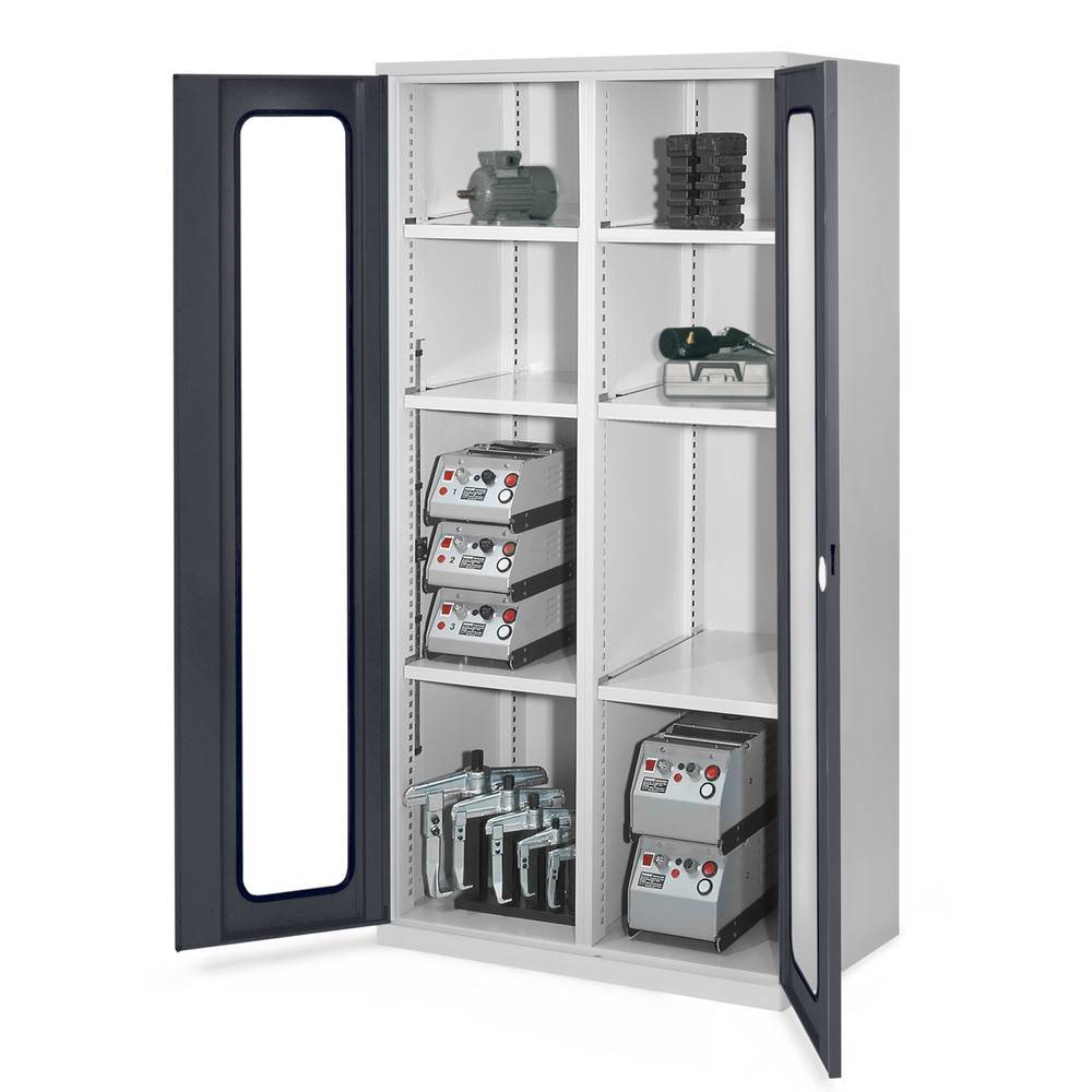 KAPPES Schwerlastschrank mit Mitteltrennwand, 6 Böden 600842-YY