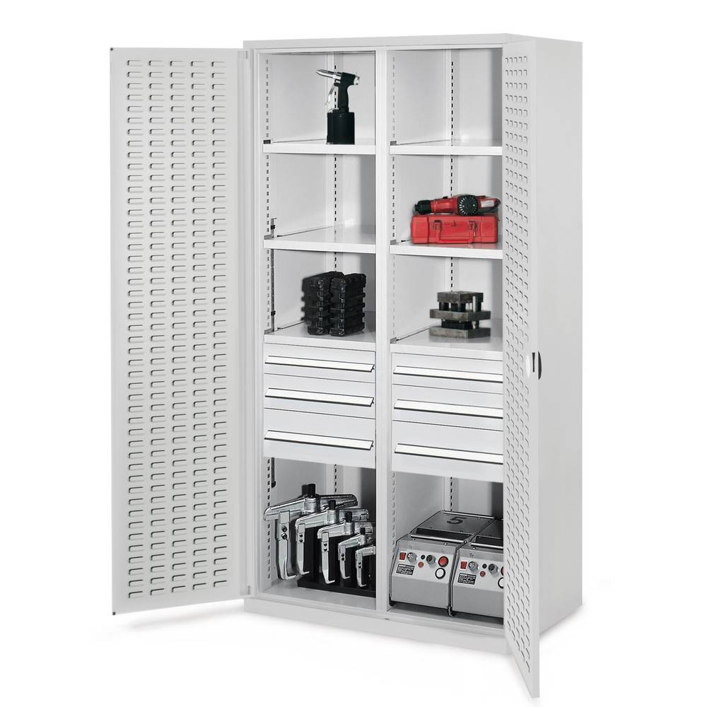 KAPPES Schwerlastschrank mit Mitteltrennwand, 6 Böden 600847-YY