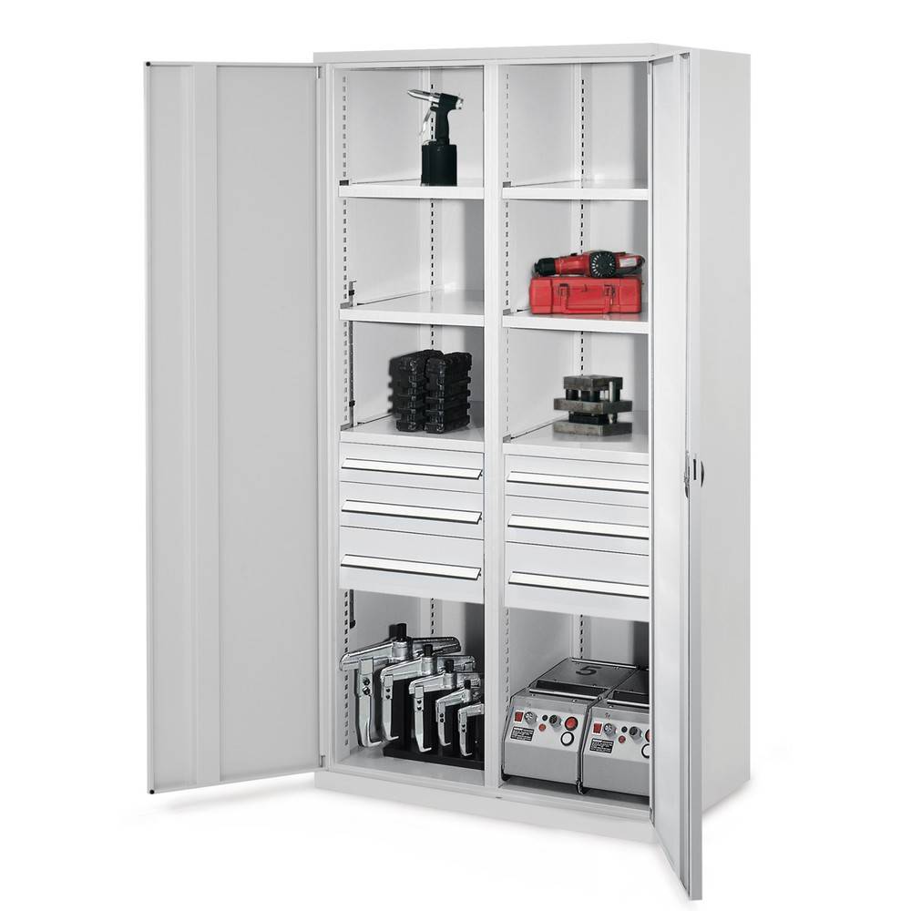 KAPPES Schwerlastschrank mit Mitteltrennwand, 6 Böden 600840-YY