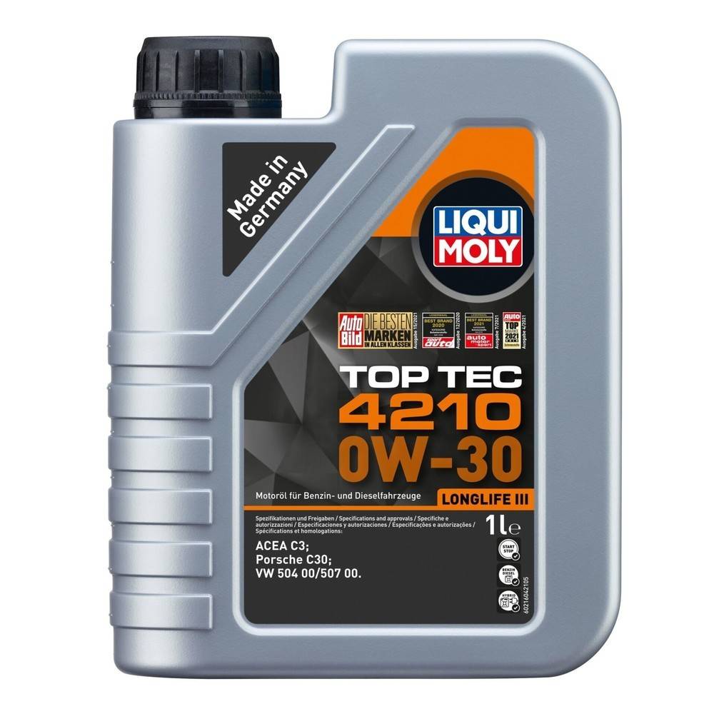 Top Tec 4210 0W-30 Liqui Moly, 6 Stück je 1 l
