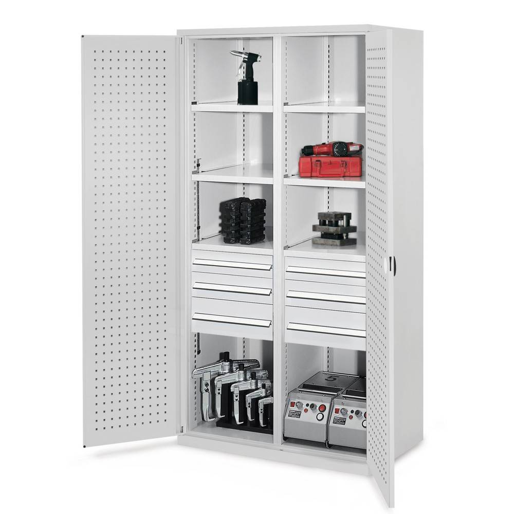 KAPPES Schwerlastschrank mit Mitteltrennwand, 6 Böden 600843-YY