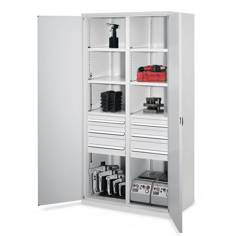 KAPPES Schwerlastschrank mit Mitteltrennwand, 6 Böden 600846-YY