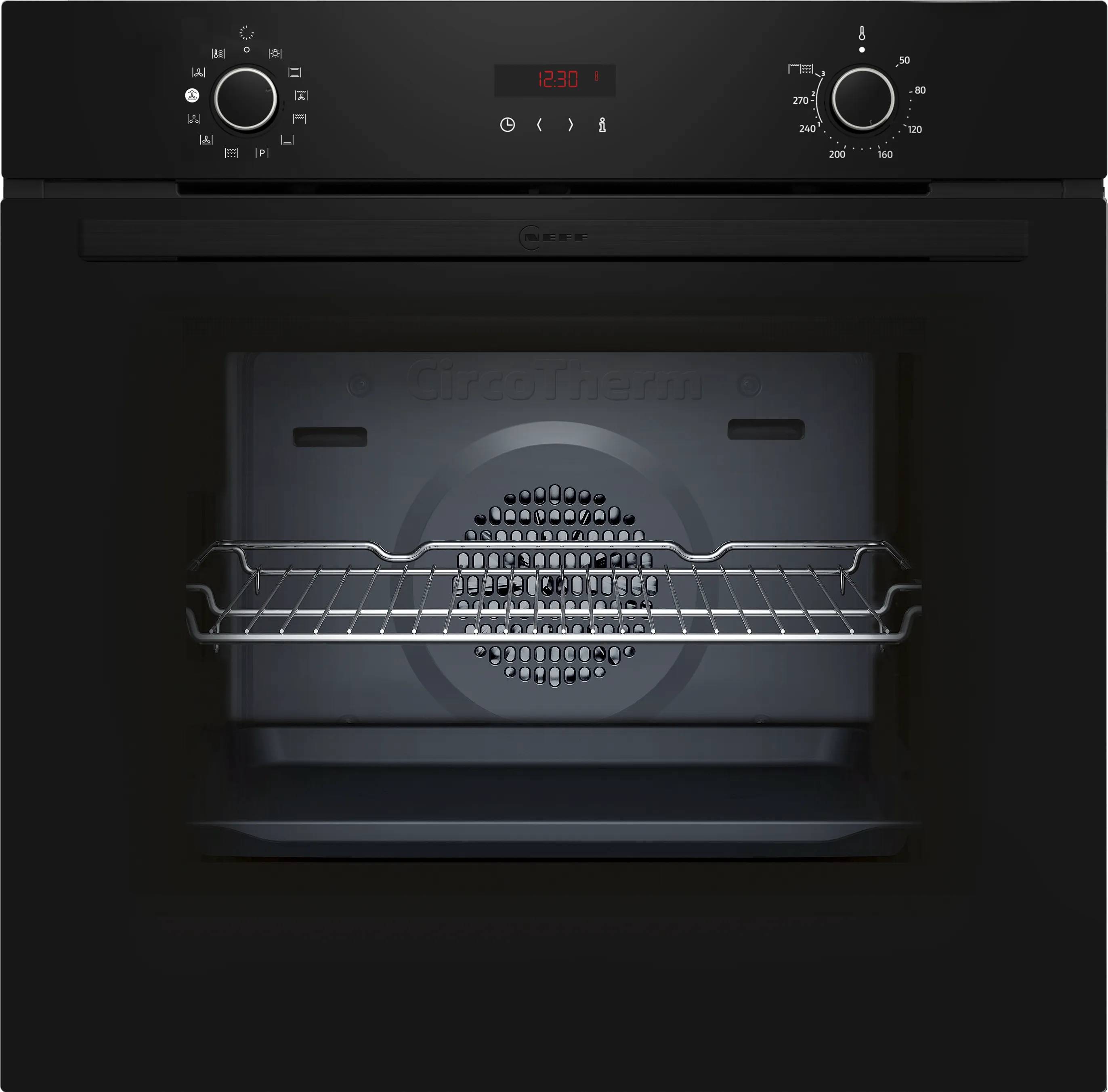 Neff N 30 B2CVG6AK3, Medium, Elektrischer Ofen, 71 l, 71 l, 50 - 275 °C, Hydrolytisch + Pyrolytisch