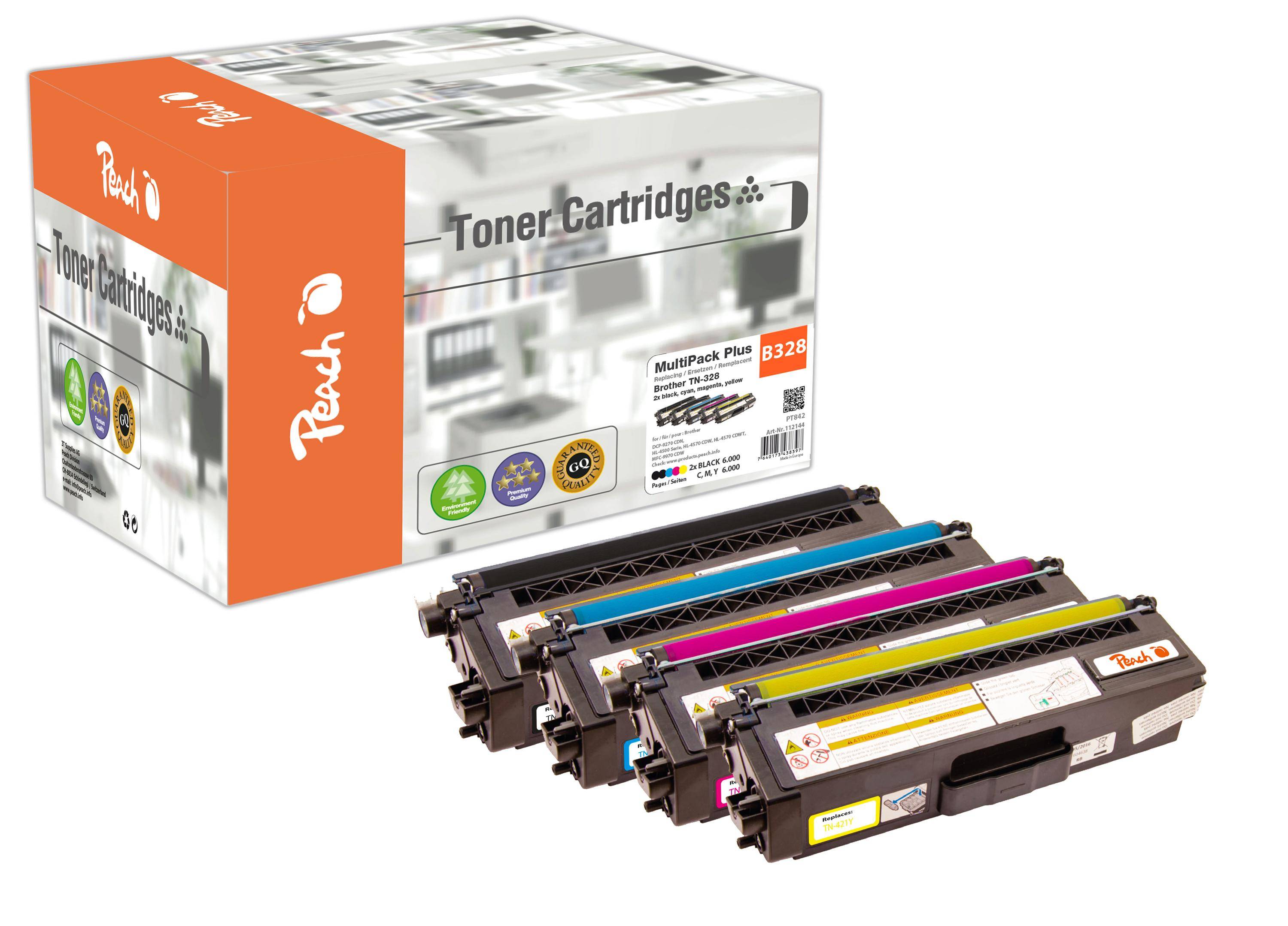 Peach 112144 - 6000 Seiten - 6000 Seiten - Schwarz - Cyan - Magenta - Gelb - 5 S