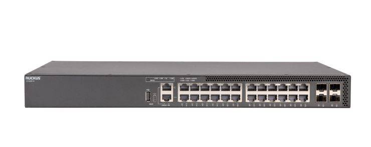 Ruckus ICX 8200 - Switch - L3 - managed - 24 x 10/100/1000 + 4 x 25 GbE SFP28 (Stacking / Uplink)