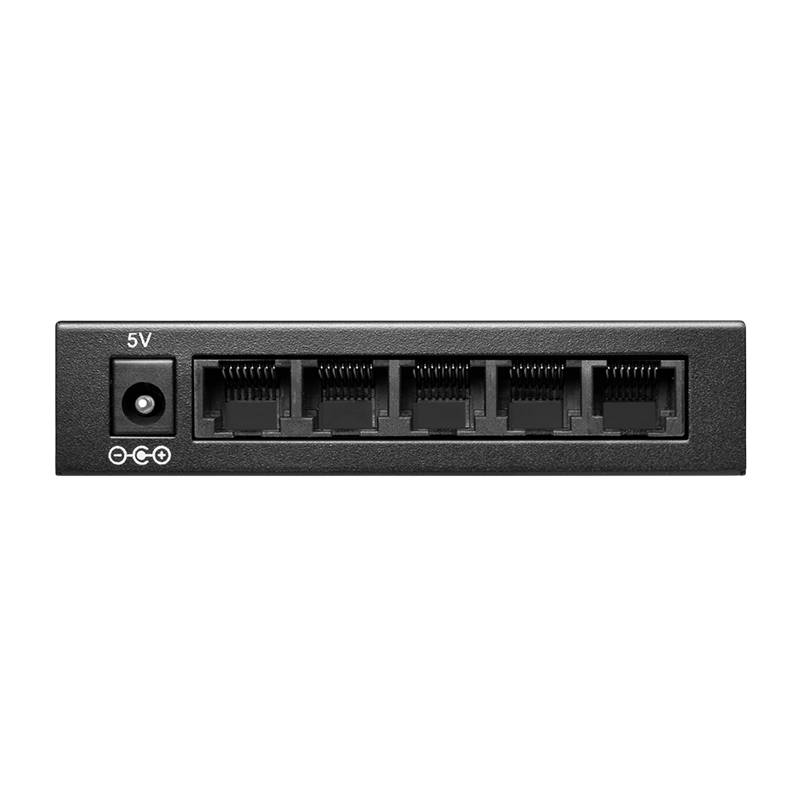 LogiLink Desktop Netzwerk Switch Metallgeh
