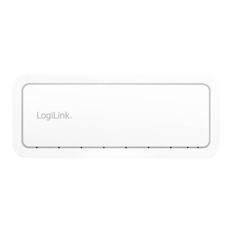 LogiLink Switch 8 Port GB Ethernet 8x10/100/1000 RJ45 Desktop weiß - Switch - 8-Port