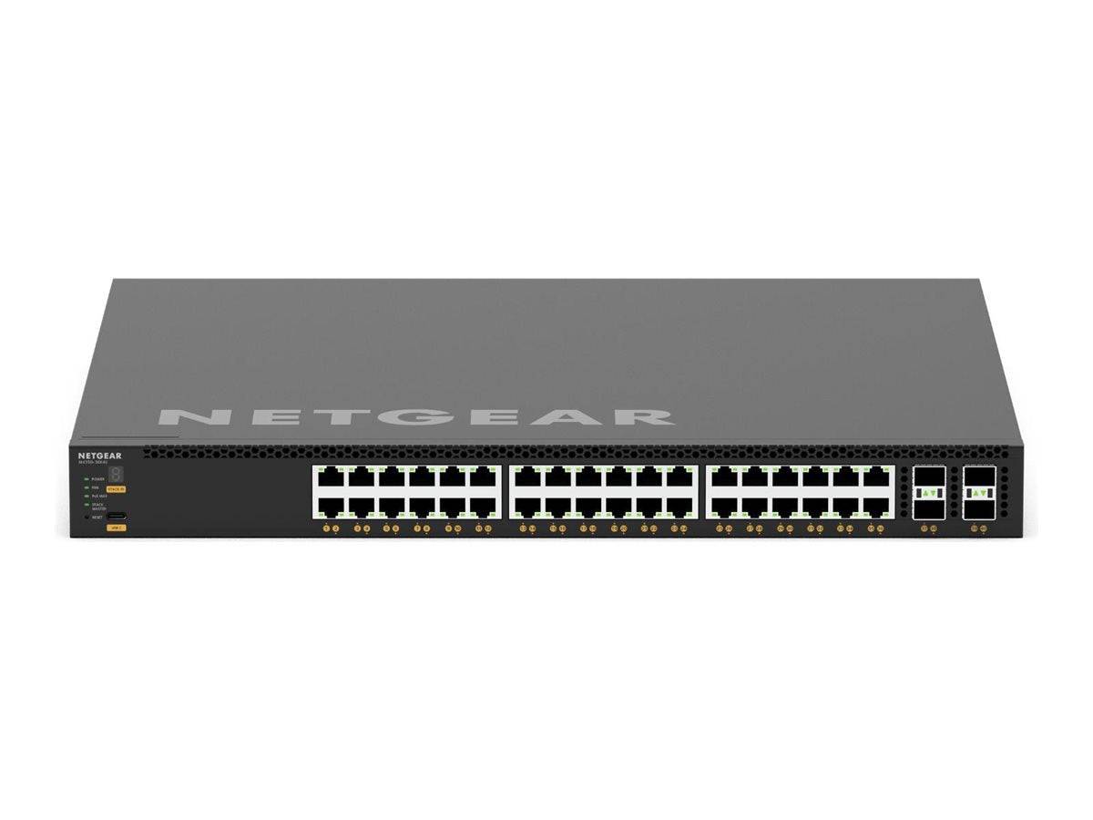 NETGEAR AV Line M4350-36X4V - Switch - L3 - managed - 36 x 100/1000/2.5G/5G/10GBase-T (PoE++)