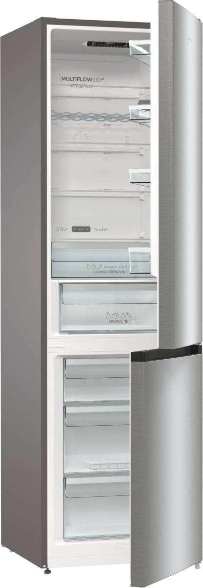 Hisense Gorenje DA Kühl/Gefrierkombi InoxLook NRC620BSXL4 Bauform=Standgerät Nutzinhalt des