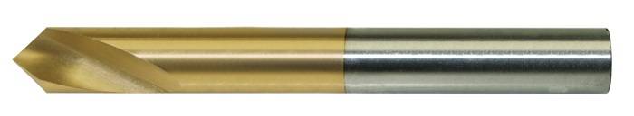 NC-Anbohrer D.8mm HSS-Co TiN 90Grad TECWERK