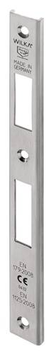 WILKA U-Schließblech Nirosta P643 24x6x245 mm, für Fluchttüren