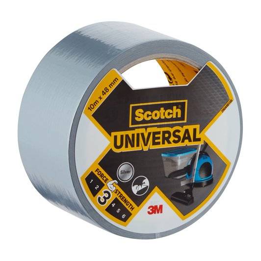 3M 7100205220, Silber, Bündelung, Befestigung, Reparatur, Versiegelung, Metall, Holz, 10 m, 48 mm, 6 Stück(e)