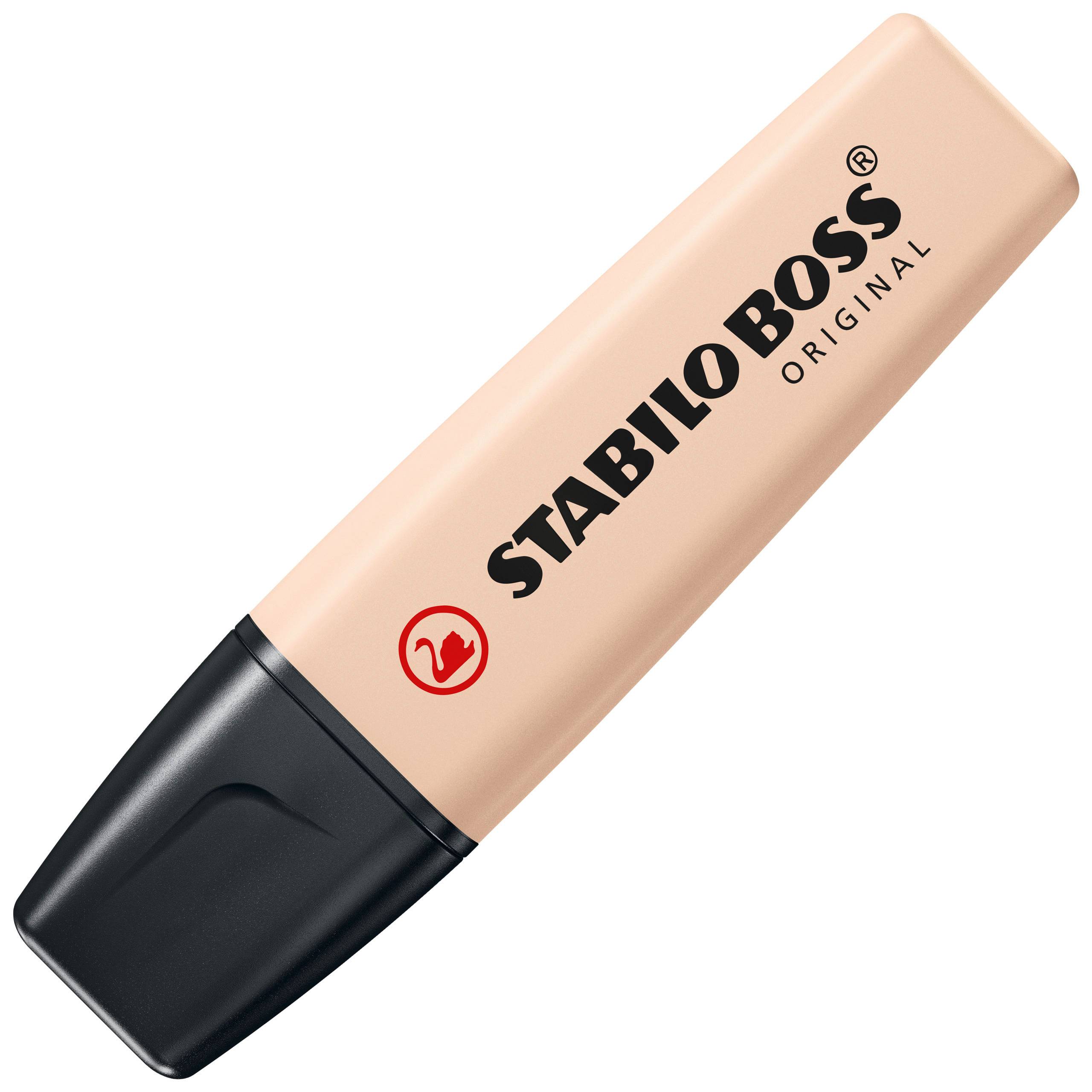 STABILO BOSS ORIGINAL NatureColors, 10 Stück(e), Beige, 18 Jahr(e), Meißel, Beige, Schwarz, Kunststoff