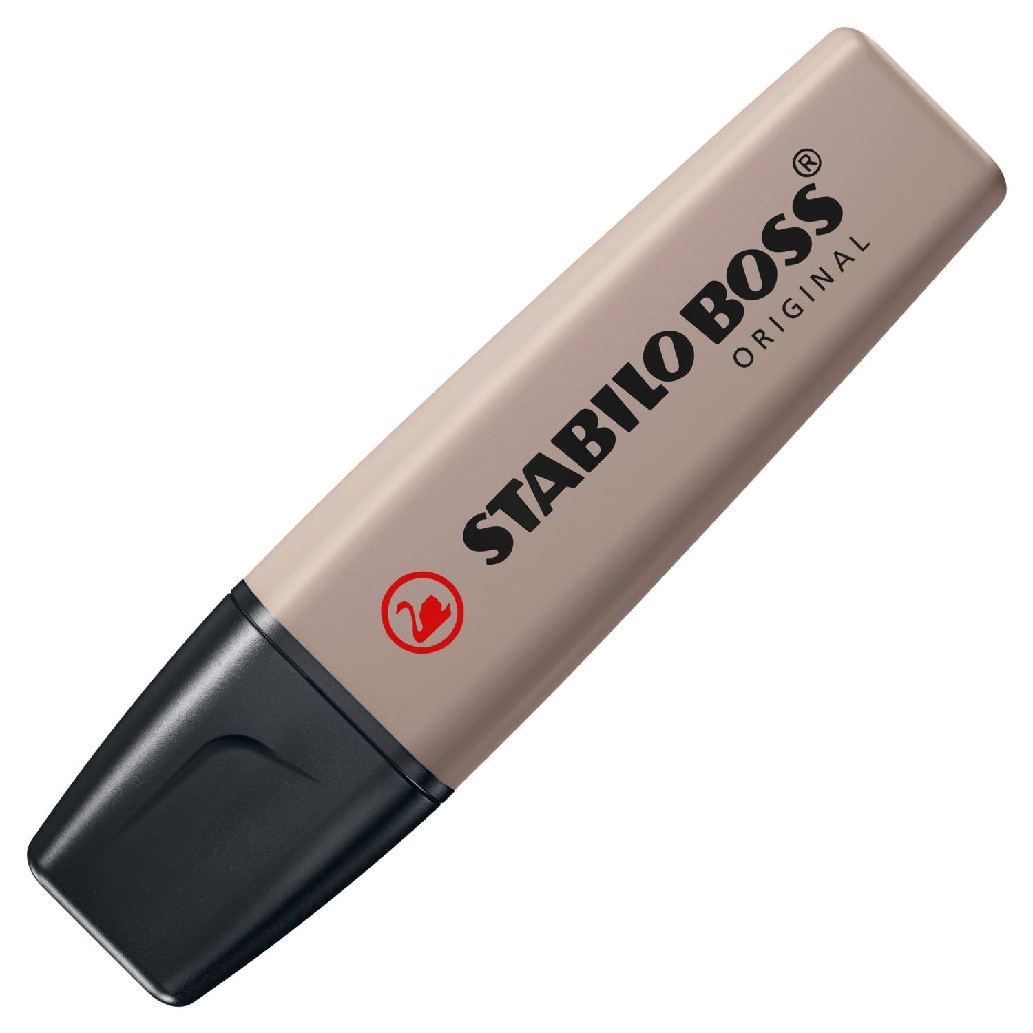 STABILO BOSS ORIGINAL NatureColors, 10 Stück(e), Hellgrau, 18 Jahr(e), Meißel, Schwarz, Hellgrau, Kunststoff