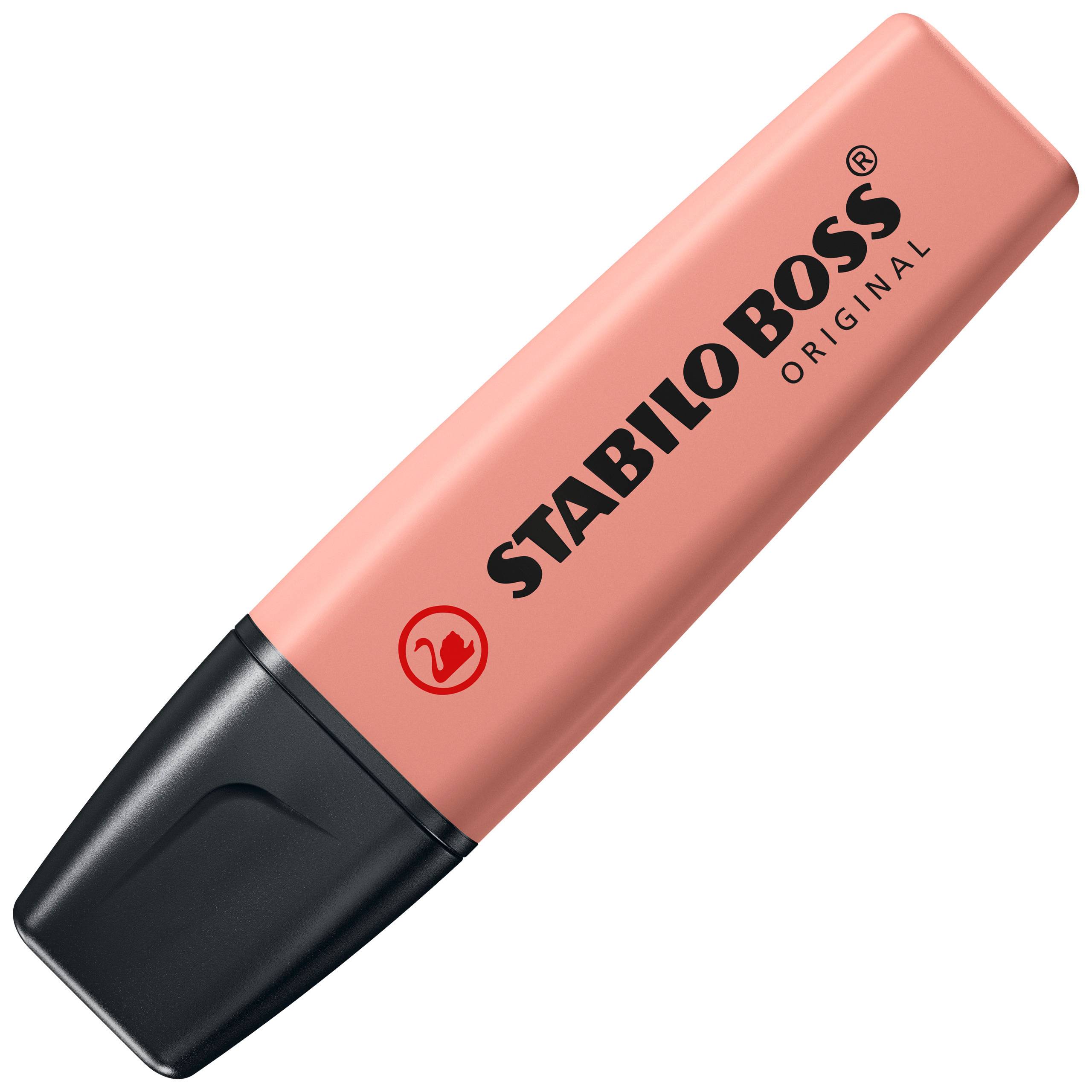 STABILO BOSS ORIGINAL NatureColors, 10 Stück(e), Braun, 18 Jahr(e), Meißel, Schwarz, Braun, Kunststoff