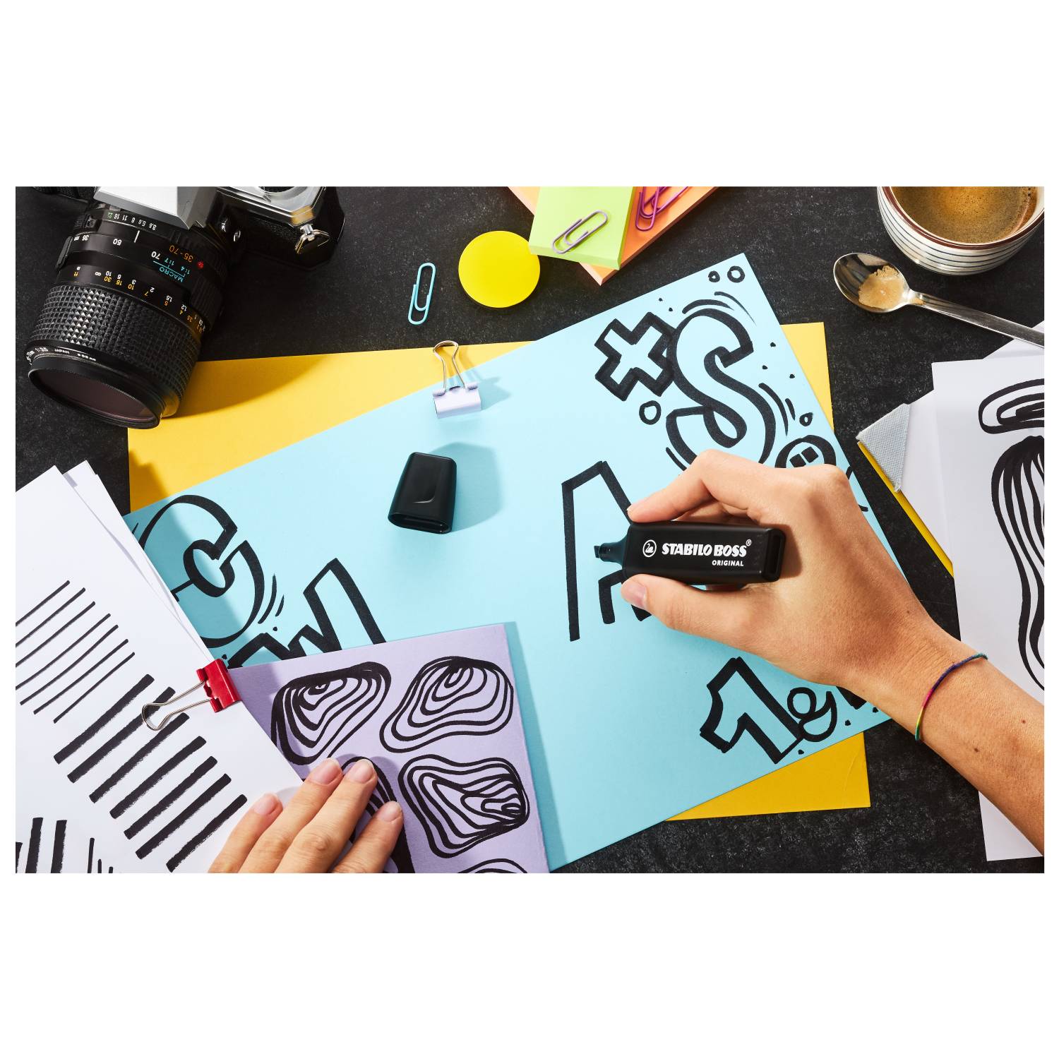 Textmarker BOSS ORIGINAL schwarz
