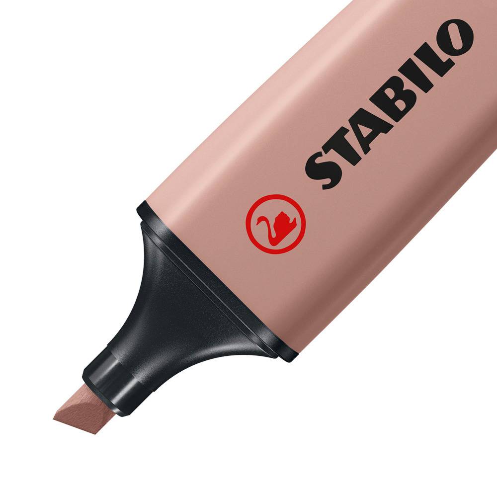 STABILO BOSS ORIGINAL NatureColors, 10 Stück(e), Braun, 18 Jahr(e), Meißel, Schwarz, Braun, Kunststoff