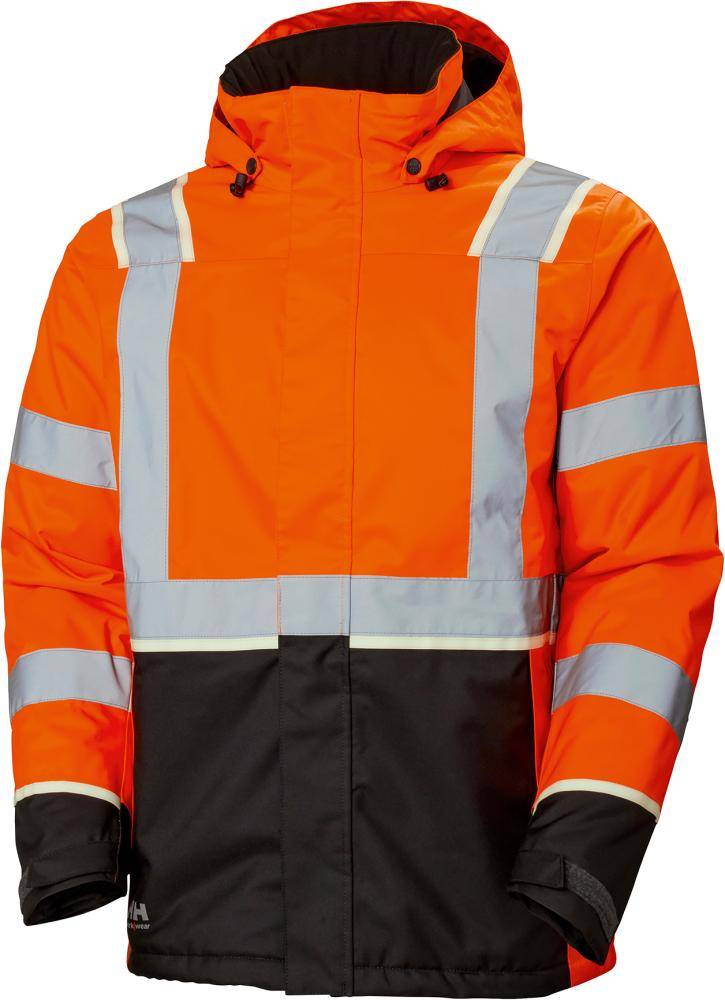 Warn-Winterjacke, orange, Gr.S